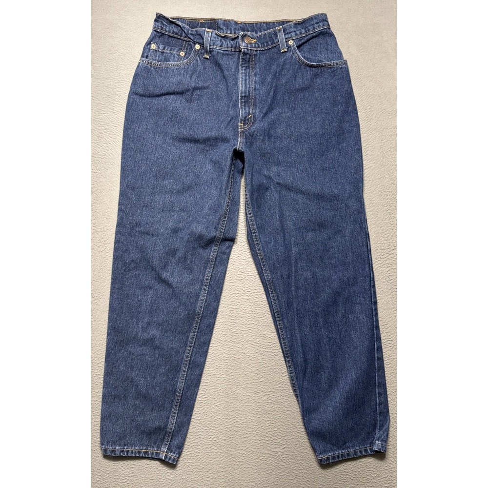 Vintage 1997 Levis 550 Jeans Womens Sz 14 Petite 30x28 Relaxed Tapered Y2K Denim